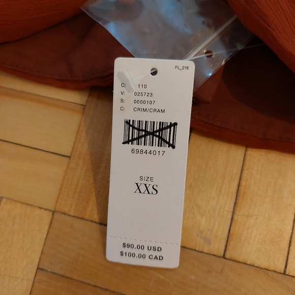 Nwt Anthropologie Sunday in Brooklyn chopped halter top size XXS - Picture 5 of 6